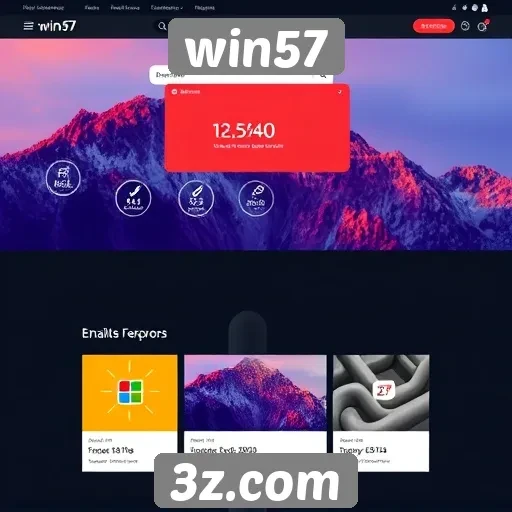 Novos recursos de interface no site win57 encantam usuários