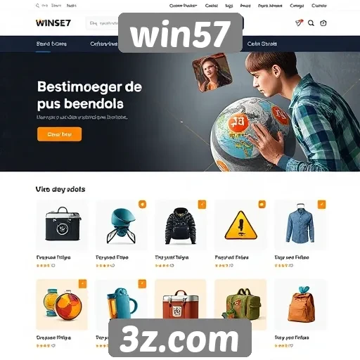 Facilidade de navegação no site Win57
