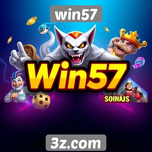 Variados jogos disponíveis no catálogo do Win57